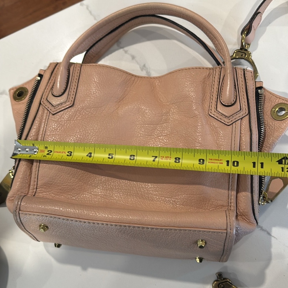 orYANY Light Camel Leather Satchel Crossbody Handbag - Picture 10 of 11